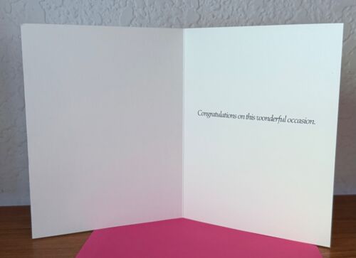 Tarjeta de felicitación vintage renacentista colorida tulipanes "en tu confirmación" - Imagen 2 de 3