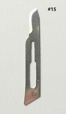 Sterile Surgical Scalpel Blades #15 Disposable Carbon Steel Dental Medical