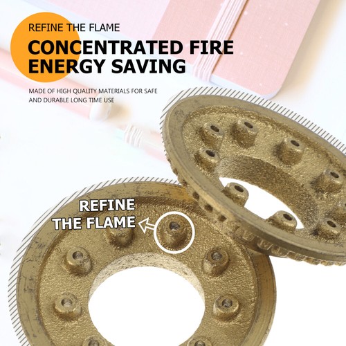 4pcs Energiesparende Wok Haube Feuer Herd Abdeckung Windschutzscheibe Pan Rack - Bild 7 von 12