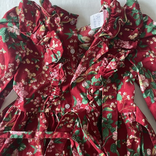 Vestito Polly Flinders vintage bambino 4 fiori San Valentino Natale - Foto 5 di 5