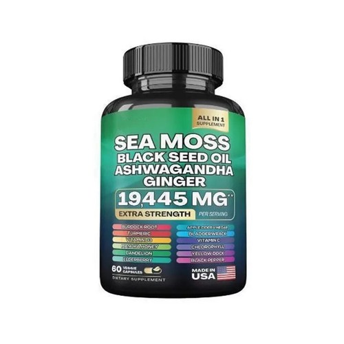 Dynamic Vitality Bundle - Sea Moss Multivitamin & Shilajit Power Combo 120 Caps - Picture 8 of 9