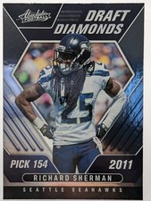 2022 Panini Absolute Football NFL 'Draft Diamonds' Richard Sherman #DD-12