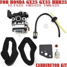 Carburetor Carb For HONDA GX25 GX35 GX25NT GX25T With Fuel Pipe & Air Filter Kit
