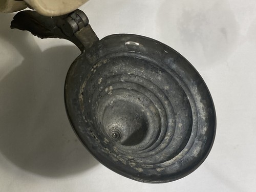 Antique Beer Stein With Pewter Lid 0.5 L Man and Woman - Handle Repaired - Picture 11 of 23