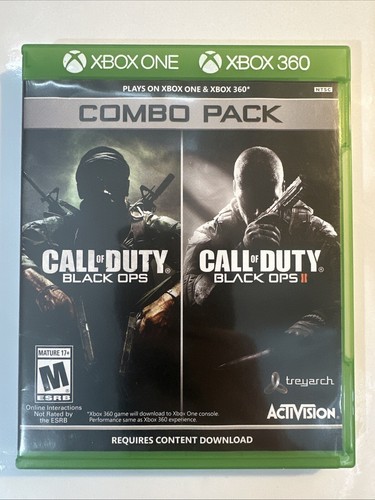 Call of Duty: Black Ops 1 & 2 Combo Pack (Xbox 360 / Xbox One) - Picture 1 of 3