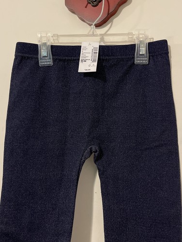 The Childrens Place Girls Medium 7/8 Blue Lined Pull-On Leggings NWT! A4890 - Picture 2 of 5