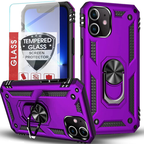Für iPhone 11/11 Pro Max Hülle Handyhülle Stoßfest Ständer + Hartglas - Bild 39 von 53
