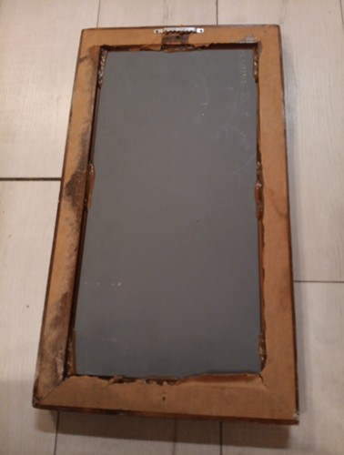 Small 19.5" Federal Cornwall Vintage Dark Wood Mirror W/Brass Florets Maine 🎁 - Picture 17 of 23