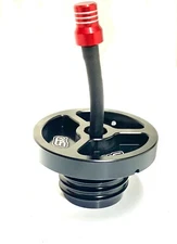 Billet Aluminum BlackFuel Tank Gas Cap For Honda CRF110 110F CRF125 2019-2023 24