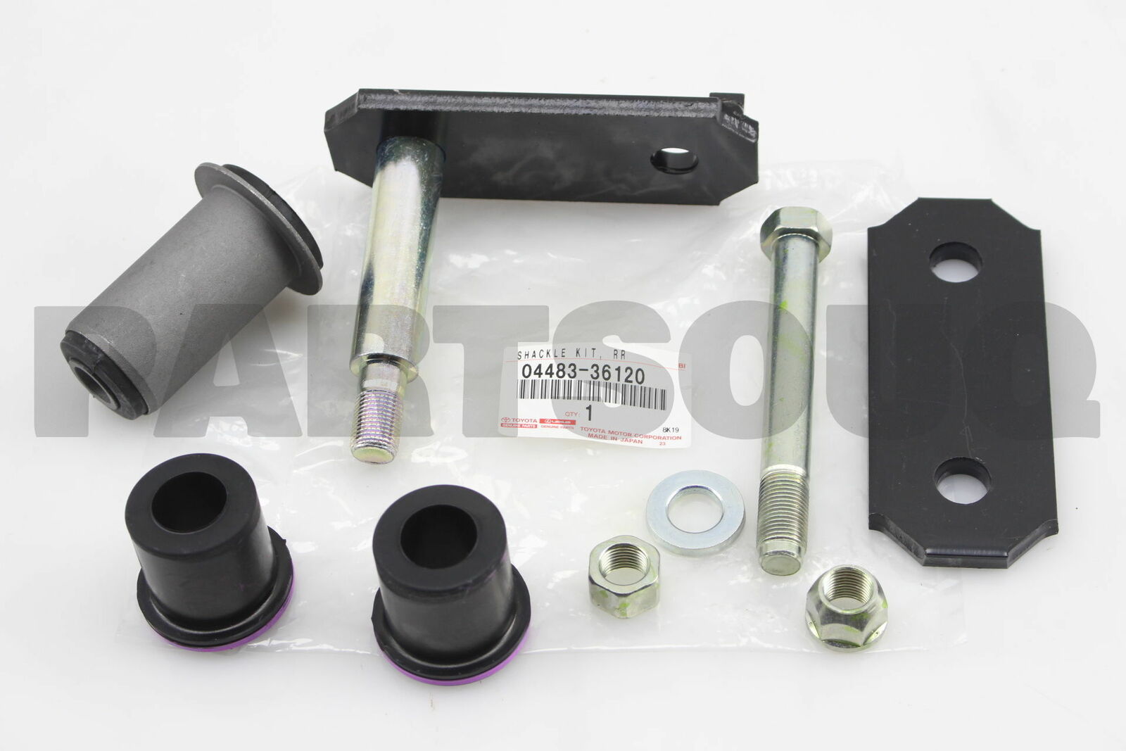 0448336120 Genuine Toyota SHACKLE KIT, REAR SPRING, RH/LH 04483 