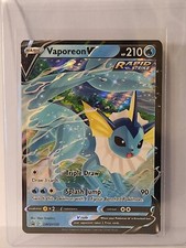 Pokémon 2021 Vaporeon V SWSH150 Black Star Promos - Sword & Shield Eevee...