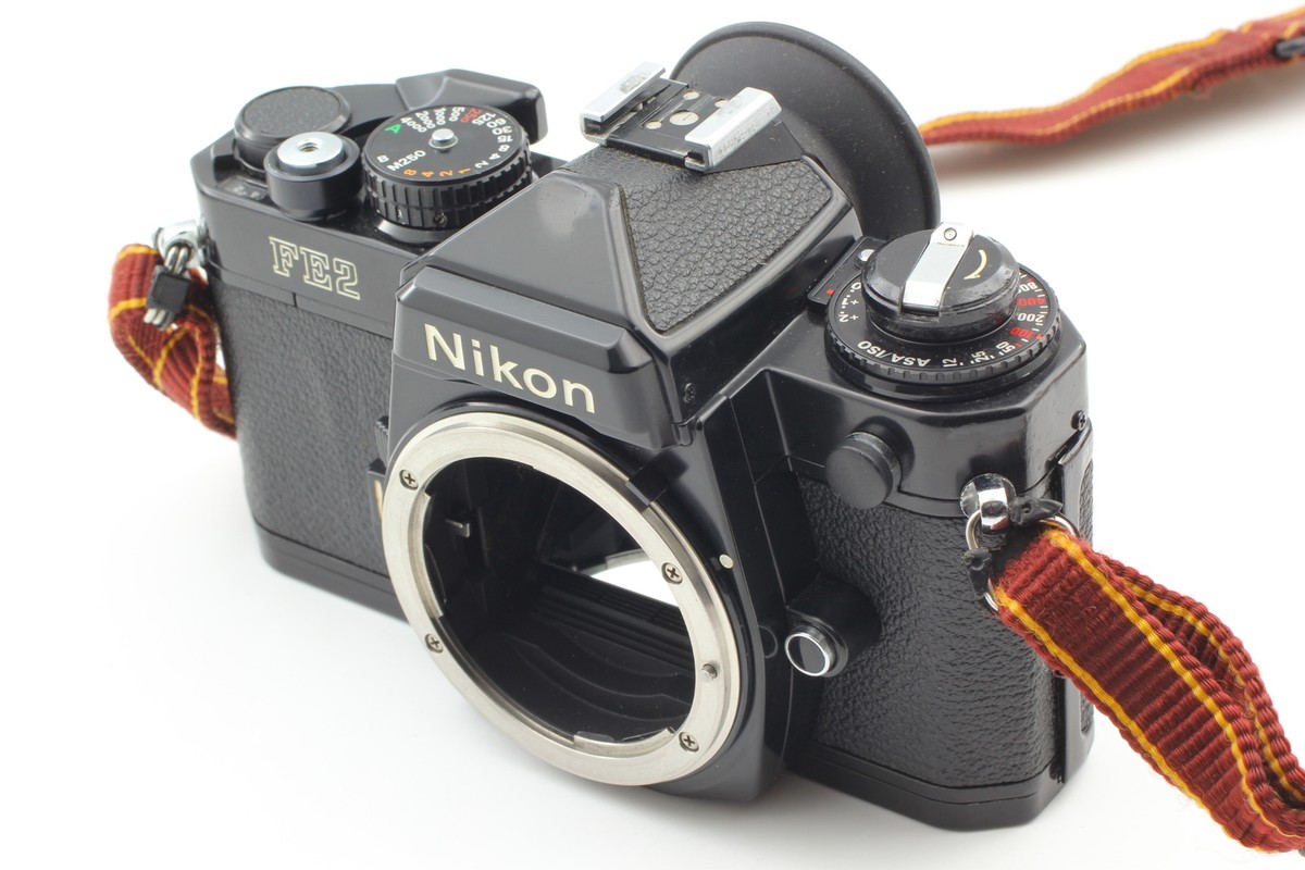 Exc+5] Nikon FE2 Black 35mm SLR Film Camera Body From JAPAN