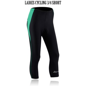 Women Cycling Tights Shorts Padded Ladies Leggings Cool Max Anti Bac Pad