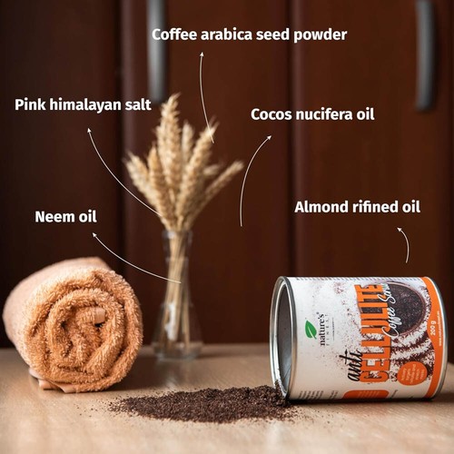Nature's Finest Anti-Cellulite Coffee Scrub - Natural Exfoliate & Firm Skin x6 - Picture 4 of 6