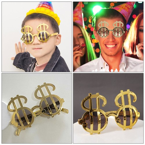 4PCS Party Eyeglasses Cool Shaped Funny Party Glasses Photo Booth Props - Foto 5 di 12