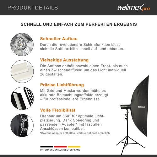 Walimex pro Studio Striplight 40x180 - Photo 4/6
