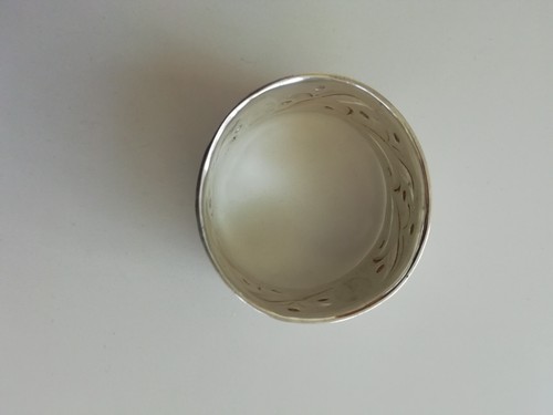 KESWICK SCHOOL OF INDUSTRIAL ARTS STERLING SILVER NAPKIN RING BIRMINGHAM 1899 - Picture 13 of 20