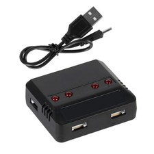 3.7V XH2.54 Lipo Battery 1 to 4 USB Balance Charger for Syma X5C RC Quadcopter