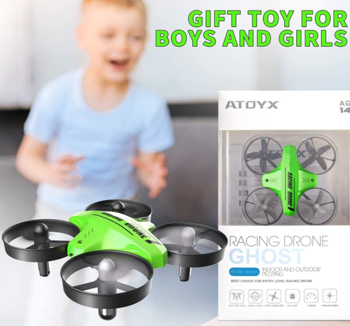 Mini Drone Easy to Fly Drone for Kids & Beginners, Indoor Outdoor Nano RC Green - Picture 6 of 12