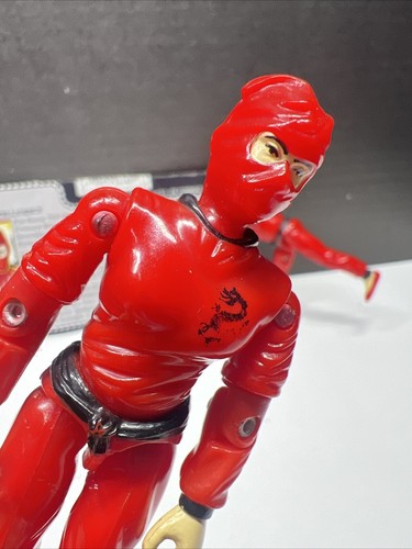 2 Vintage GI Joe 1987 Jinx Hasbro Actionfiguren mit 1 Karteikarte - Bild 6 von 24