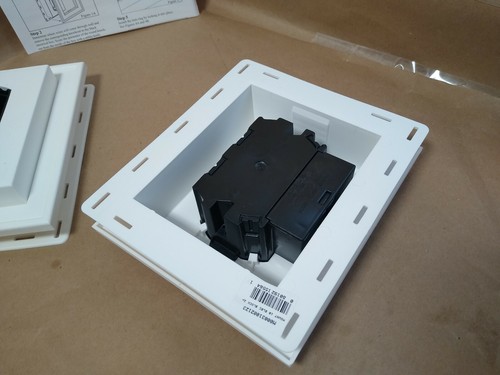 PACK OF 2 MID-AMERICA M00031002123 VINYL MOUNT 18 ELECTRICAL BLOCK ,123 WHITE - Picture 4 of 6
