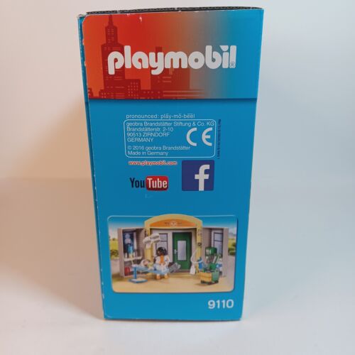 PLAYMOBIL City Life Hospital Play Box 9110 New 63 Pieces - Picture 4 of 4
