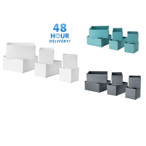 Ikea Skubb Set Of 6 Drawer Organiser Storage Boxes Wardrobe 3