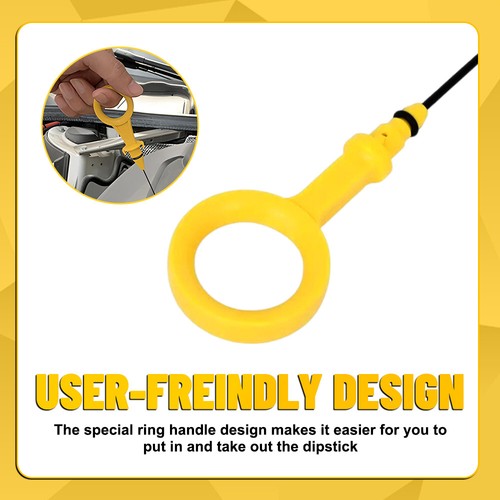 OIL LEVEL CHECK DIPSTICK FOR 08-18 AUDI A4 A5 S4 S5 A6 A7 A8 Q5 SQ5 Q7 3.2L 3.0T - Picture 5 of 9