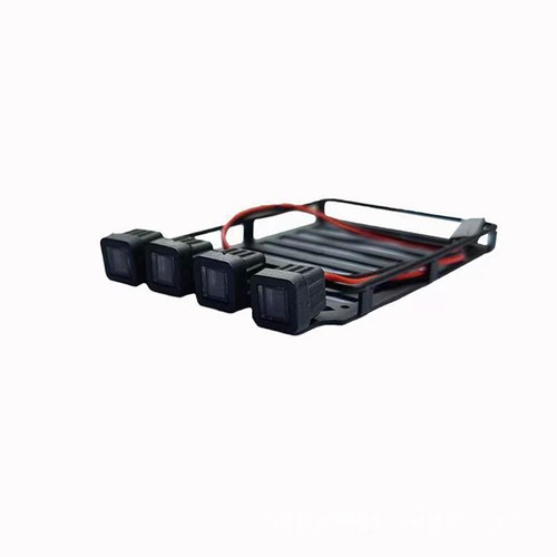 Metal Luggage Rack Simulation Accessory For SCX24 1/24 Wrangler Car Decoration - Picture 8 of 9