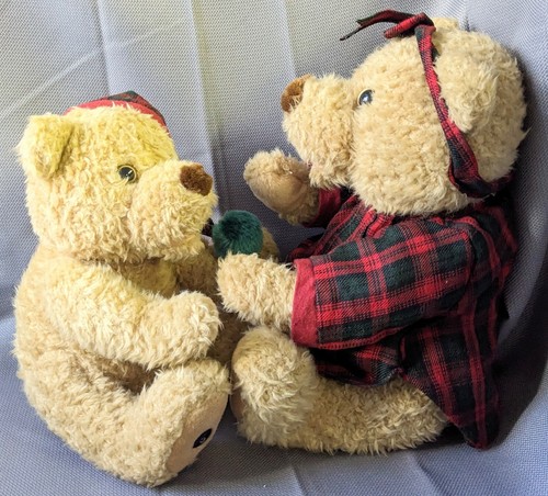 Avon Bedtime Tales Mama & Baby Bear Talking Plush Set EUC - Picture 6 of 13