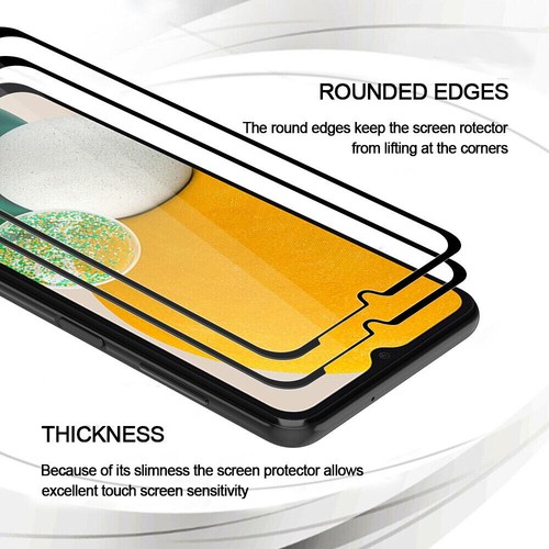 3-Pack Full Cover Tempered Glass Screen Protector For Samsung Galaxy A73 A23 A13 - Picture 4 of 11