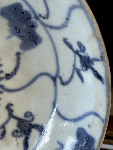 Chinese Qing Dynasty Glazed Blue And White Porcelain People’s Ware Plate Marked - Picture 11 of 23