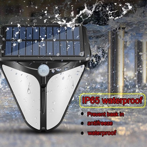 1x LED Solar Außenlampe PIR Bewegungssensor Wand Straßenlaterne Sonnenlampe - Bild 8 von 9