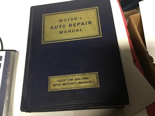 1953 Motor's Auto Repair Manual Sixteenth Edition First printing