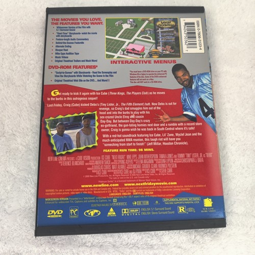 Next Friday DVD Ice Cube Cardboard Case Comedy Movie - Picture 2 of 3