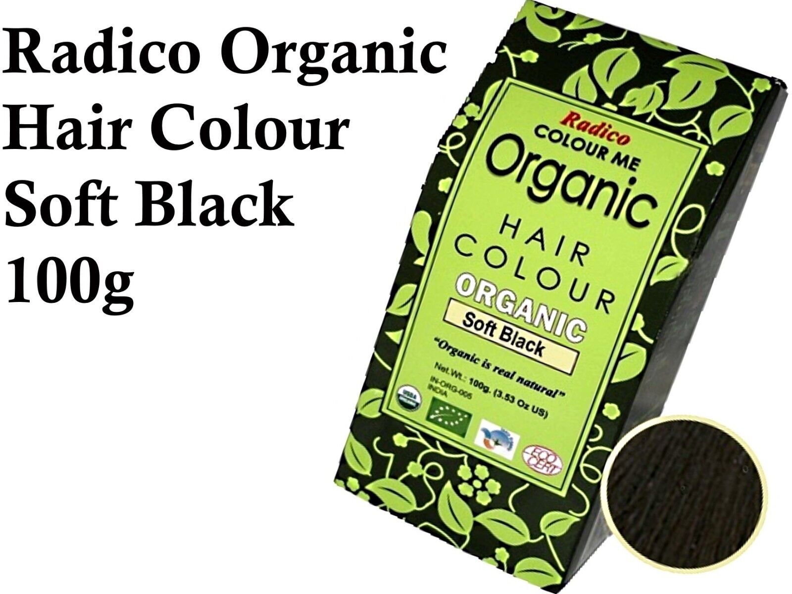 RADICO Soft Black Organic Hair Colour 100g ( Made from Henna & Herbs ) 8902670020093 | eBay RADICO Soft Black Organic Hair Colour 100g ( Made from Henna & Herbs ) 8902670020093 | eBay