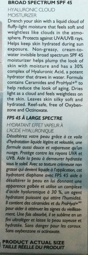 Crema hidratante para nubes hialurónicas Peter Thomas Roth Water Drench FPS 45 - 20 ml - caja nueva - Imagen 8 de 16