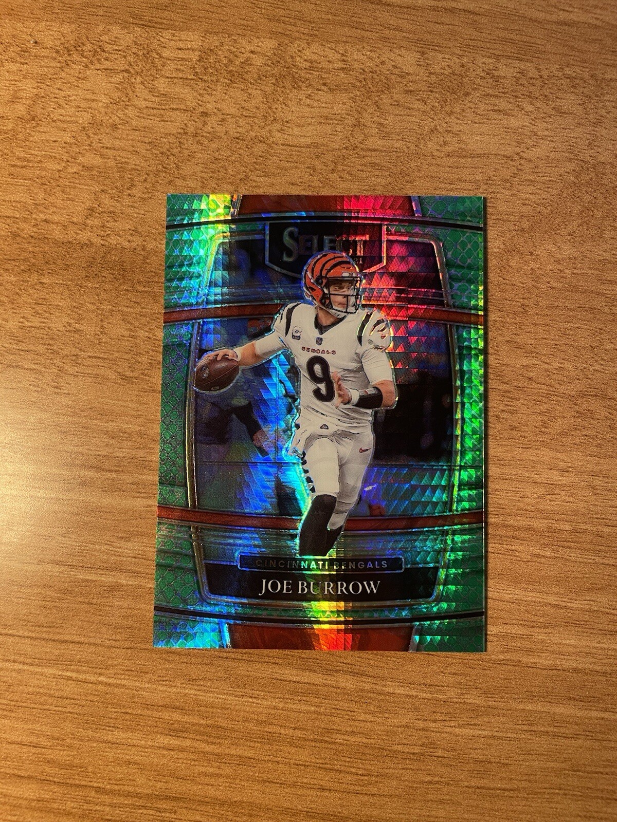 2021 Panini Select Concourse Dragon Scale Prizm 42/89 Joe Burrow #9