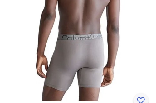 Calvin Klein Men's Underwear--Embossed Icon Micro--Long Boxer Brief Grey Sky--XL - Picture 2 of 5