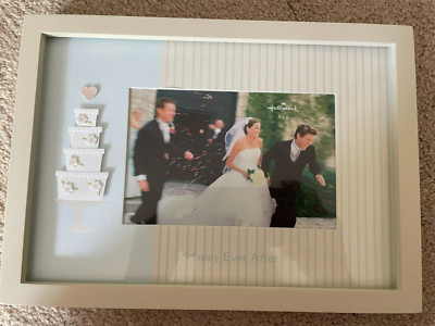 Hallmark Happy Ever After Wedding Bride Groom Picture Photo Frame Beautiful