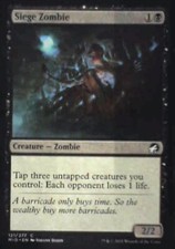 Siege Zombie - Innistrad: Midnight Hunt: #121, Magic: The Gathering Nm R55