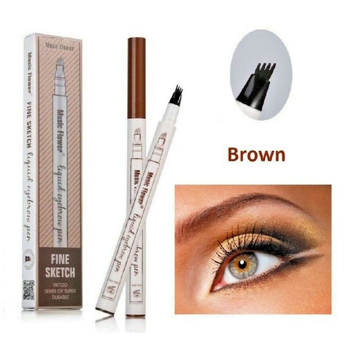 Music Flower Eyebrow Tattoo Pen Microblading Liquid Eye Brow Make Up Waterproof - Picture 13 of 21
