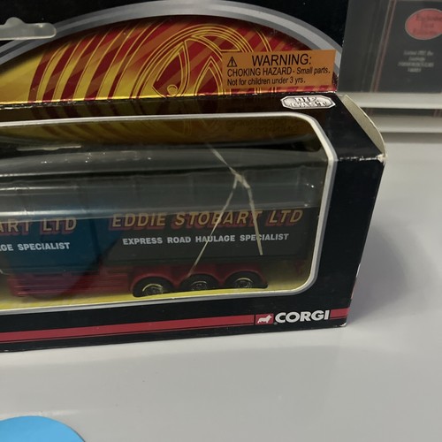 Corgi Wheelz TY86731 Eddie Stobart HGV Truck Volvo Skeletal Trailer Diecast - Picture 3 of 4