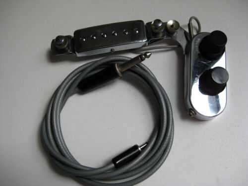 Vintage 60's Teisco Sekova Soundhole Acoustic Guitar Pickup Japan