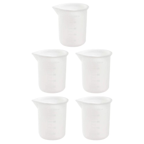  5 Pcs Messbecher Mit Waage Ölmessbecher Küchenversorgung Labormessbecher - Bild 3 von 12