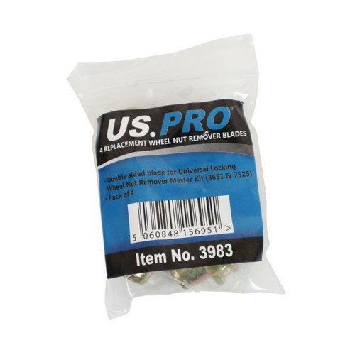 US PRO Tools 4 Stck. Ersatz Verriegelung Radmutter Entferner Klingen für 3651 - Bild 3 von 3