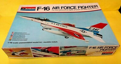 モノグラム　F-16 FIGHTER Monogram 1976 F-16 Air Force Fighter Plane Model Kit 1/48