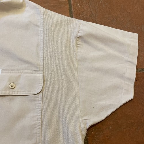 Polo pullover vintage solo membri beige taglia 1x golf 1/4 bottone - Foto 4 di 8