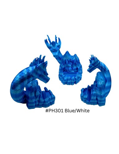 Dragon Phone Holder Blue / White - 第 1/1 張圖片