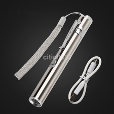 3in1 Mini Multi-Use USB Rechargeable LED Laser UV Torch Pen Flashlight Lamp Gift